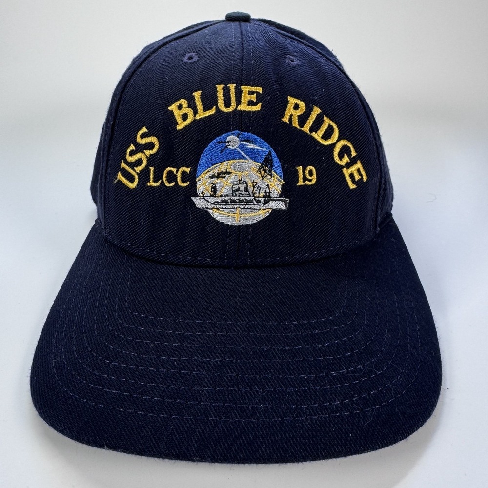 USS‎ Blue Ridge LCC-19 7th Fleet Flagship Navy Hat Embroidered Military Snapback